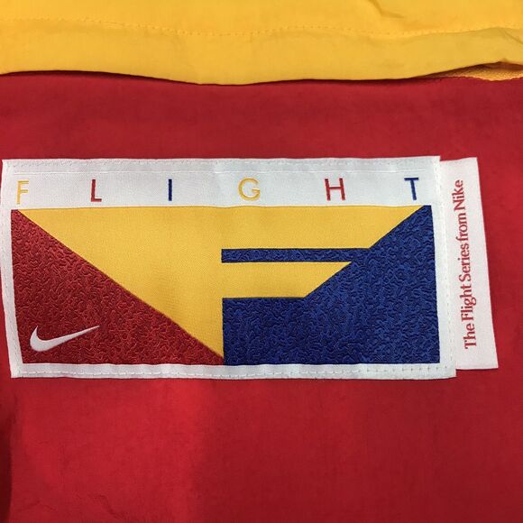 Vintage NIKE Flight Warm Up Jogger Men S Color Block Nylon Drawstring Elastic - Picture 14 of 16